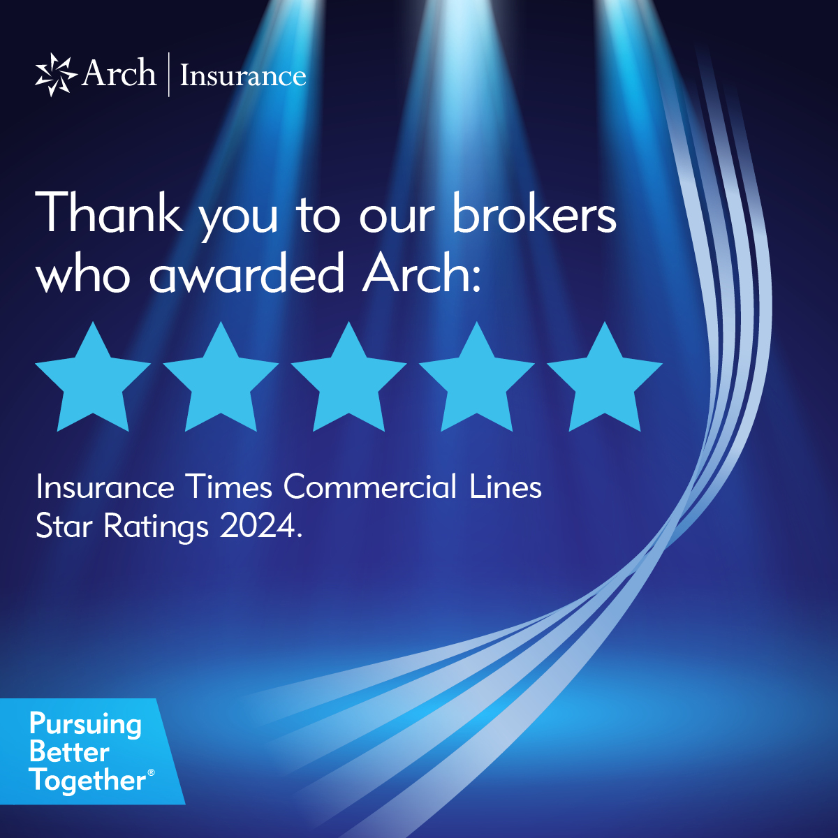 Arch UK Regional Awarded Five Stars for Second Year Running Arch