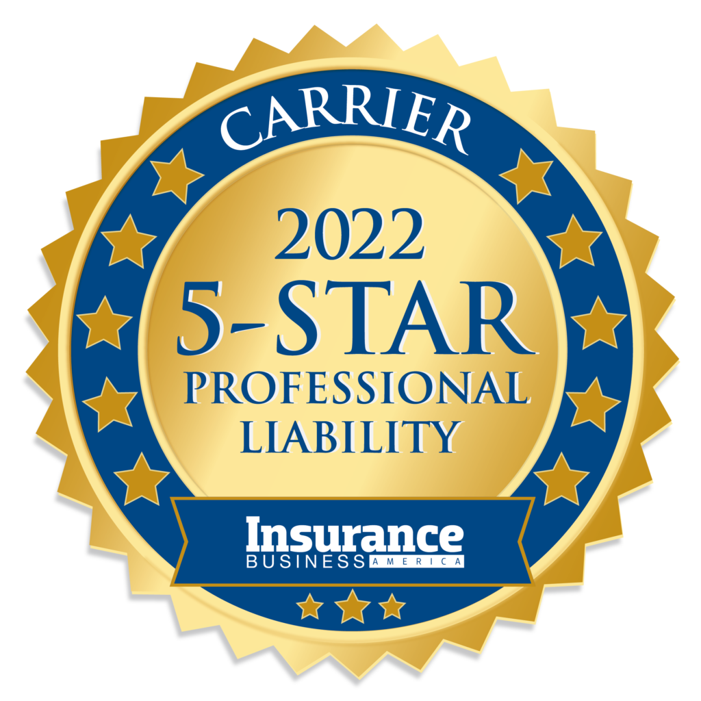 Insurance Business America 2022 5-Star Professional Liability Carrier