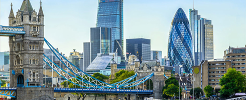 London bridge skyline