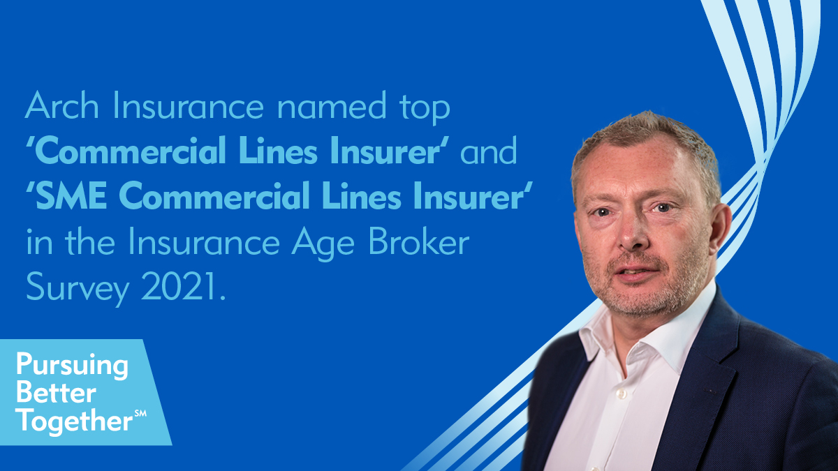 Steve Bashford with Insurance Age Broker Survey ward win 2021